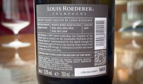 Back label of Louis Roederer 244