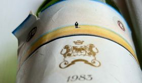 Label of Mouton 1983