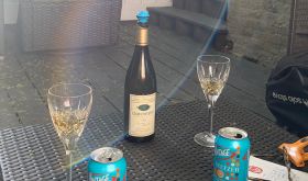  bottle of Romorantin on the patio. photo author's own