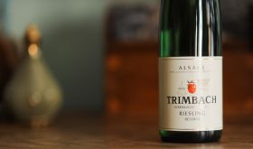 caption: The wine that started it all: Trimbach’s Riesling Réserve. Photo credit: Krystian Krzewinski for Berry Bros. & Rudd.
