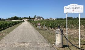 entrance to Château Grand-Puy-Lacoste