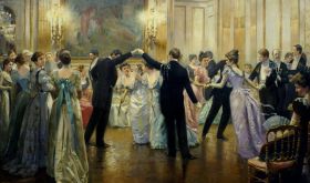 a photograph of 'Le Cotillon' by Charles Henry Tenré (d1926). Submitted by Roz Lawson