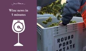 Napa harvest 2025 at Round Pond and wine news in 5 logo