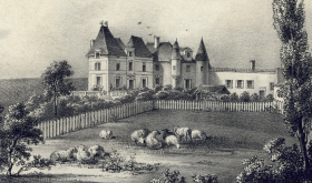 Ch Haut-Brion engraving