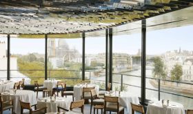 View west from the Tour d'Argent dining toom