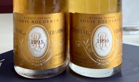 Cristal 95 and 96 bottles