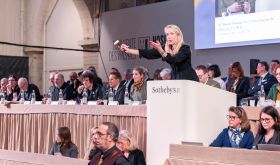 bidding during the 2025 Hospices de Beaune wine auction