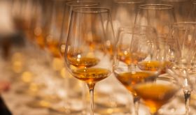 My glasses of Yquem being filled at The Morris