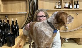 Shaggy (Sylvain Pataille) and his dog Scoubidou