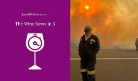 South Africa fires in the Overberg sent by Malu Lambert and wine-news-5 logo