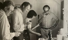 Tasters of 1976s at Bulcamp in June 1980