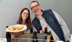 Julie and father Jean-Pierre Vazart