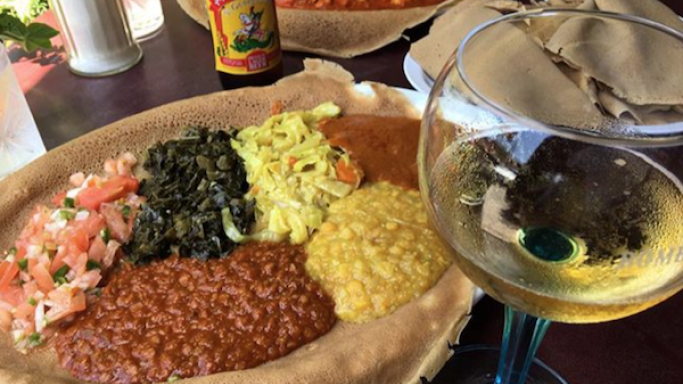 Ethiopian food in Addis Ababa