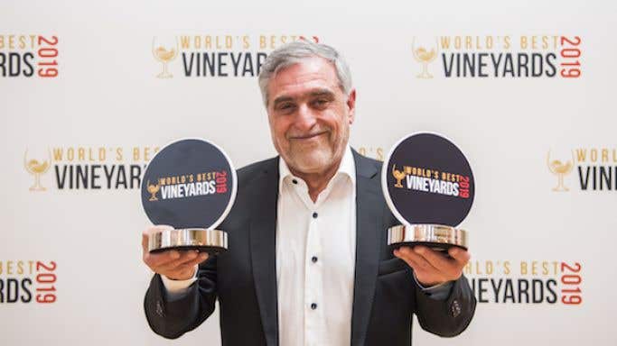 Jose Zuccardi collects awards at the first World's Best Vineyards