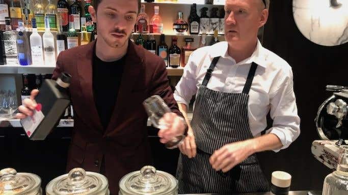 Anthony Demetre and manager at Wild Honey St James