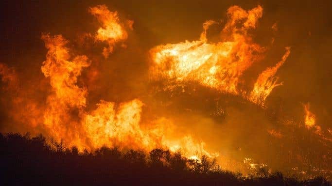 Kincade wildfire October 2019