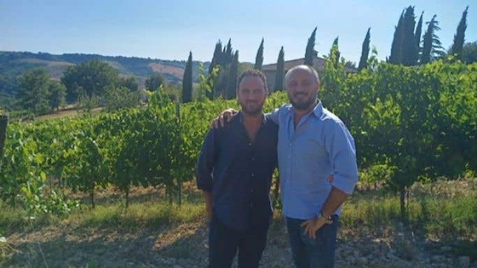 Bernardo and Niccolò Barberani, producers of Orvieto wine