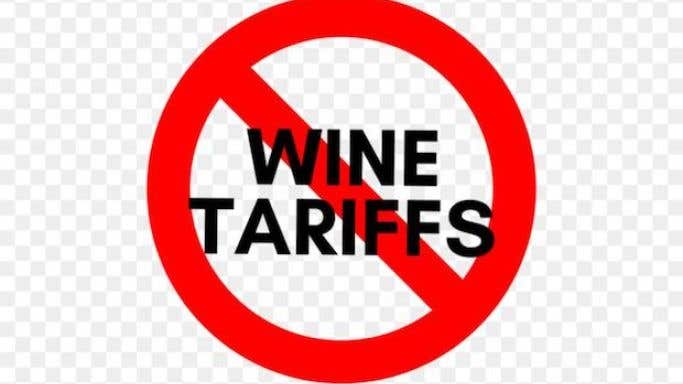 Anti wine tariff logo