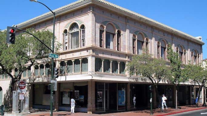 The historic Gordon Building on First Street, Napa, California