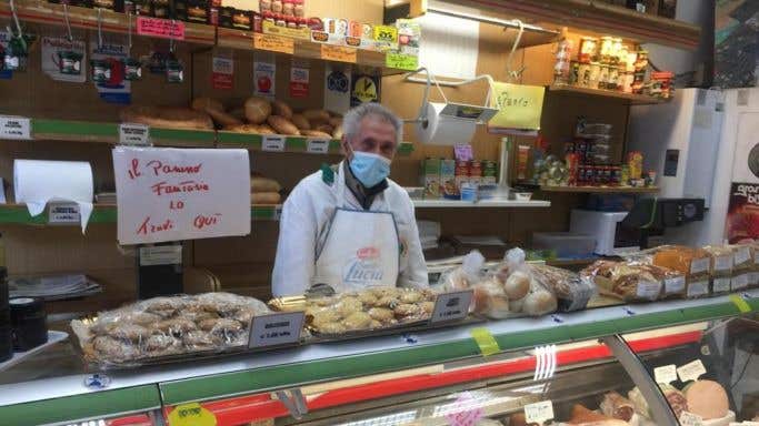 Giorgio, Walter Speller's local grocer in Padova
