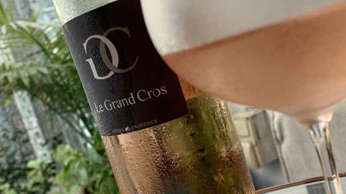 Bottle of Grand Cros Provence Rosé 2019