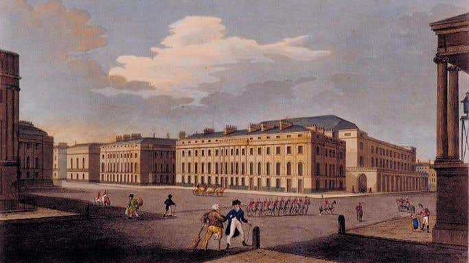 Waterloo Place, The Colonnade, Pall Mall, London in 1749