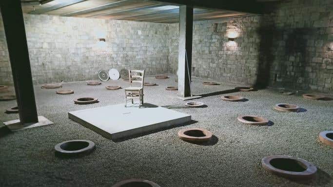 Gravner's amphora cellar in Friuli