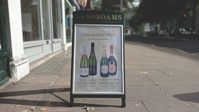 Jeroboams, Elizabeth Street champagne offer