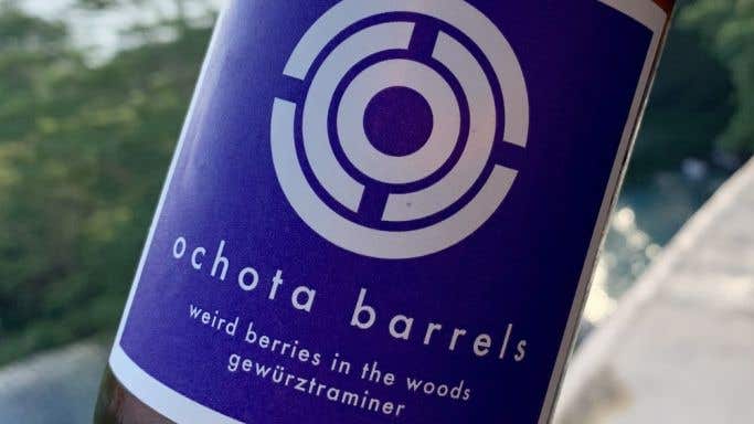 Label shot of Ochota Barrels Gewurztraminer