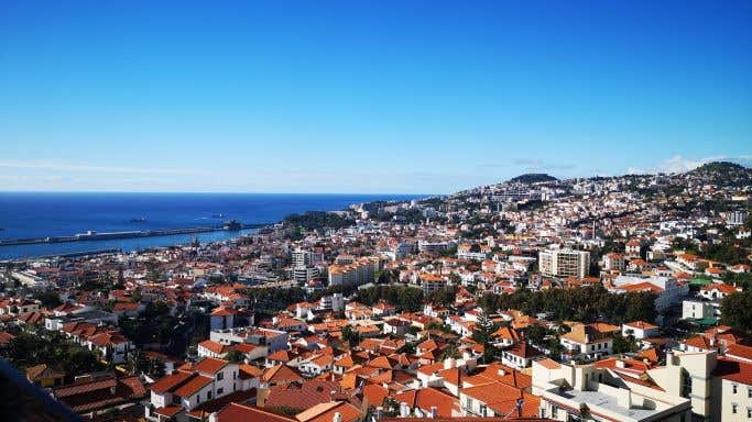 Madeira - Funchal from the cable car