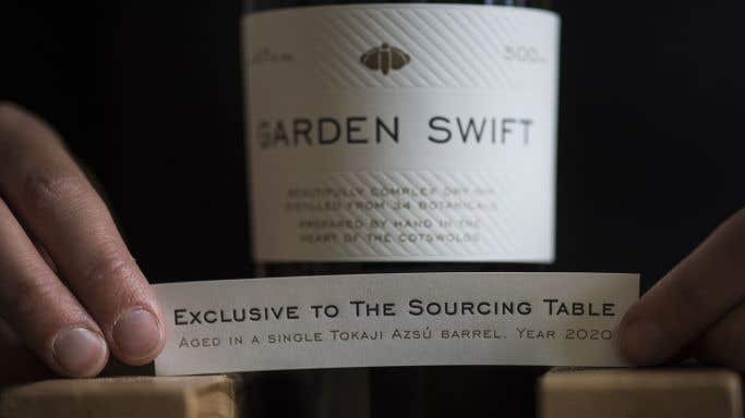 The Sorting Table Capreolus Garden Swift Tokaj aged gin
