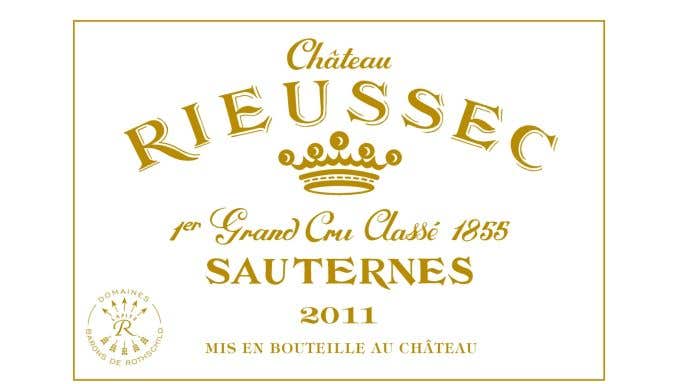 Ch Rieussec 2011 label