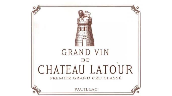 Ch Latour label