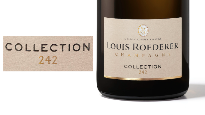 Label for Roederer Collection 242