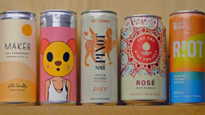 International Canned Wine Competition 2022 best of show line-up
