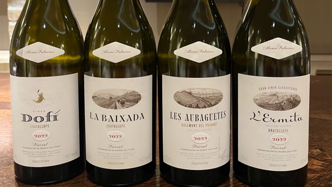 Four 2022 Priorat wines from ÁLVARO PALACIOS
