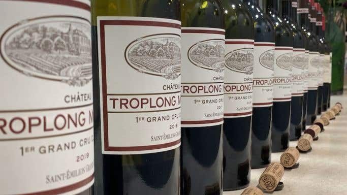 Bottles of Troplong Mondot
