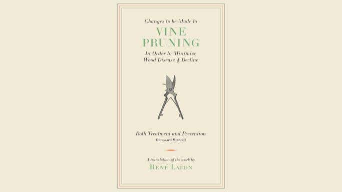 Vine Pruning by Rene Lafon - book cover