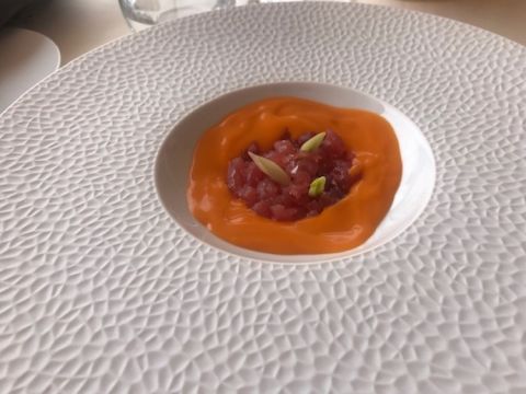 Tuna tartare at Almadraba Park Hotel