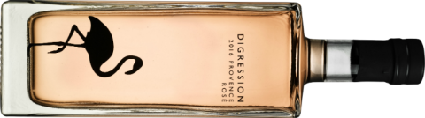 Bottle shot of Digression rosé