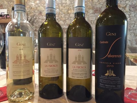 Gini’s Soave range with La Froscà front and centre