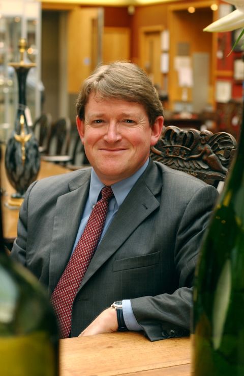 The late David Elswood at Christie's