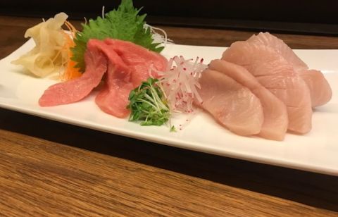 Sashimi at Kikuchi restaurant in London