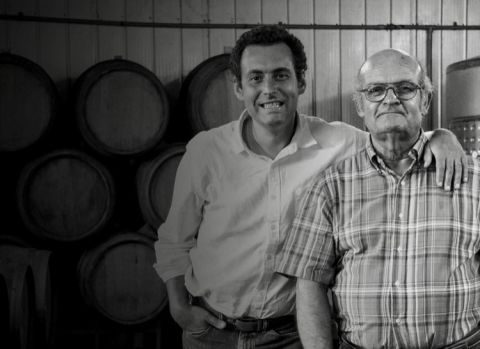 Jose Ignacio Maturana with his father Javier