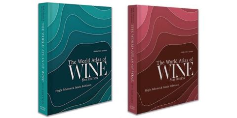 Both covers of the World Atlas of Wine 8th edition