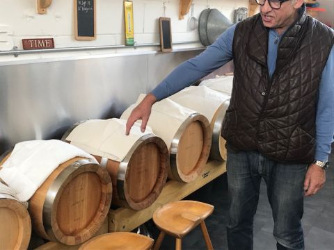 Renzi casks for balsamic vinegar at the Vinegar Shed
