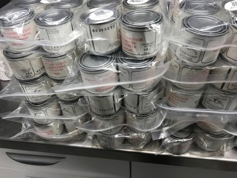 Cans at the Vinegar Shed