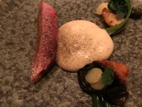 Duck at Single Thread restaurant, Healdsburg, Sonoma, California