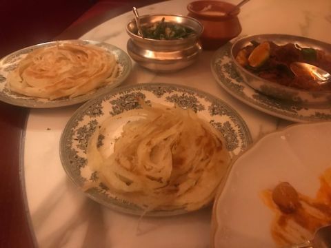 Gymkhana guinea fowl dish