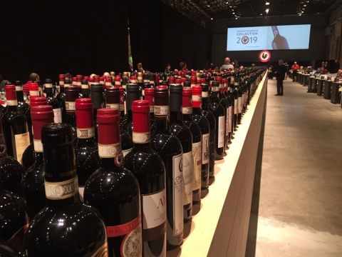Chianti Classico anteprima 2019 in Florence - bottle line-up